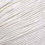 Bamboo Pop 101 White. Cotton and Bamboo. From Universal Yarns.